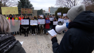 Gymnazisti protestovali pred sídlom PSK_7