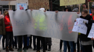Gymnazisti protestovali pred sídlom PSK_8