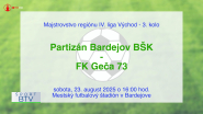 Výsledkový servis + pozvánky 18. 08. 2025