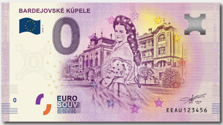 Chcete vlastniť suvenírovú 0 euro bankovku?