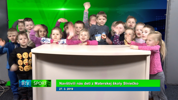 Navštívili nás deti z Materskej školy Slniečko