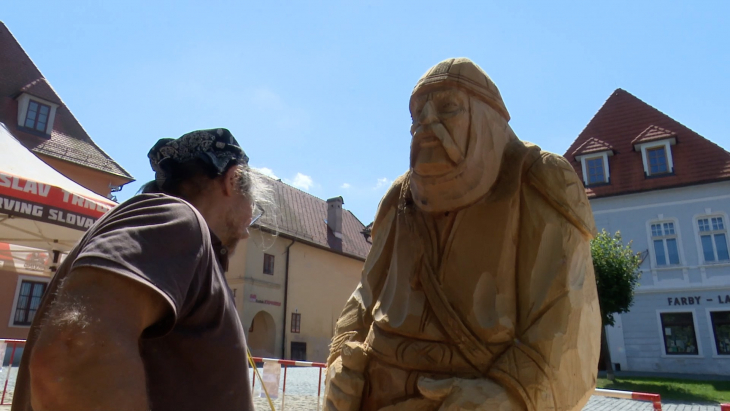 Umeleckí rezbári tvorili aj dnes...32°C