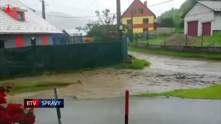 Prívalové dažde spôsobili problémy aj v Bardejovskom okrese