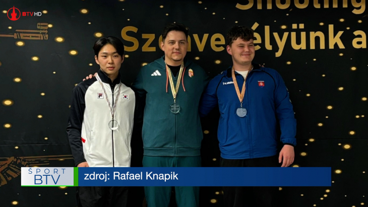 Medailový úspech R. Knapíka v Budapešti
