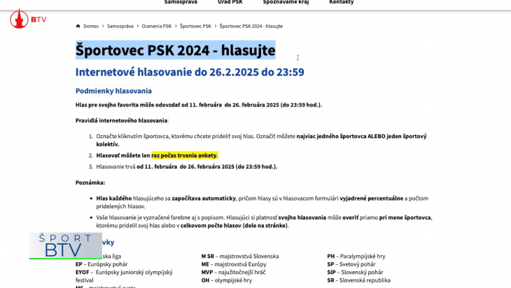 V hre o športový titul aj štyria Bardejovčania