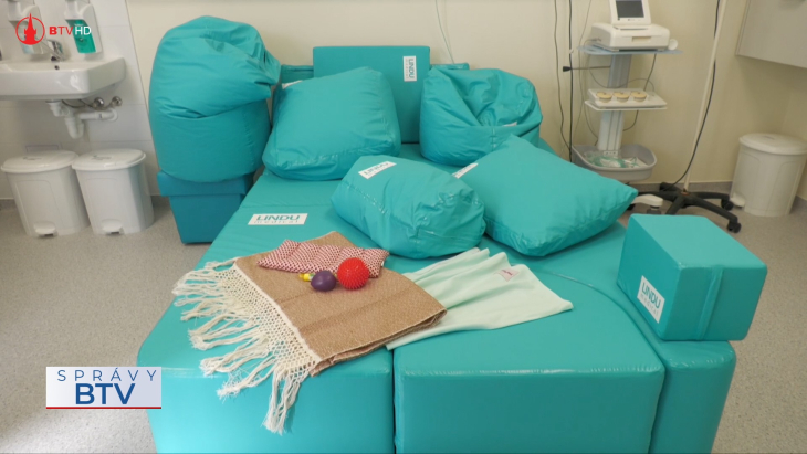 Pôrodný gauč už aj v bardejovskej nemocnici