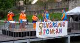 Otvorili fontány s bubeníckym sprievodom